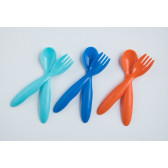Set de linguri și furculițe colorate pentru un băiat, 6 buc. Mycey 262867 