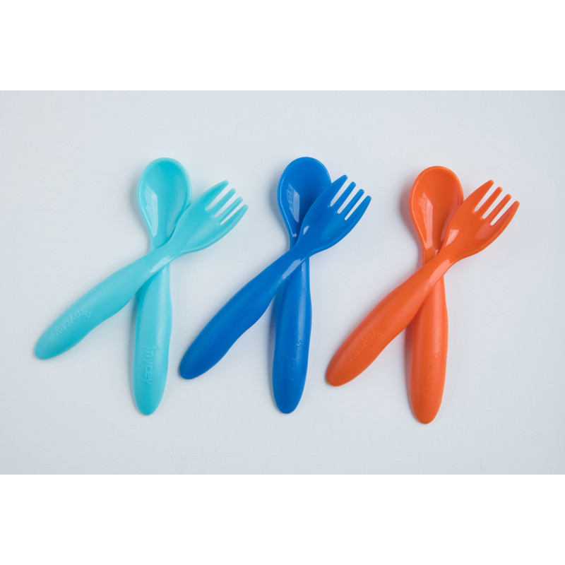 Set de linguri și furculițe colorate pentru un băiat, 6 buc.  262867
