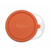 Bol de masă cu capac, portocaliu Mycey 262927 2