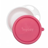 Bol de masă cu capac, roz Mycey 262929 