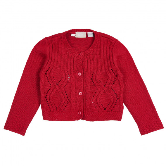 Cardigan tricotat pentru bebeluși, roșu Chicco 263226 