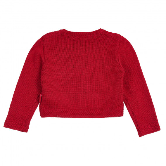 Cardigan tricotat pentru bebeluși, roșu Chicco 263229 4
