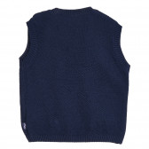 Vesta tricotată pentru bebeluși, albastră Chicco 263272 4