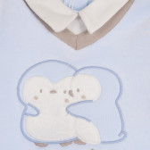 Set de bluză și pantaloni pentru bebeluși, albastru Chicco 263550 3