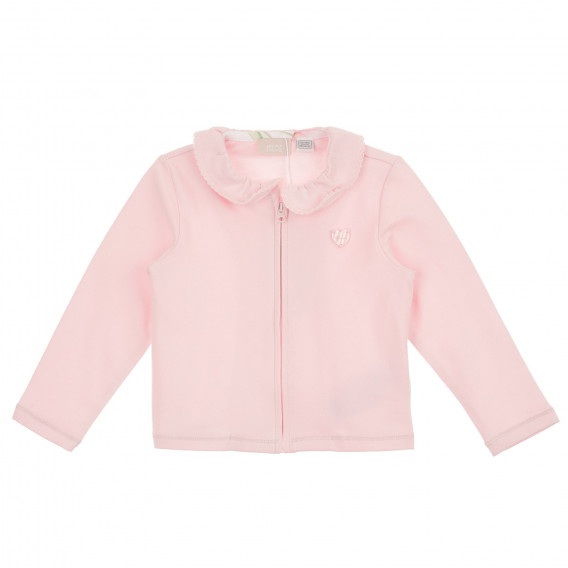 Bluză de bumbac pentru bebeluși, roz Chicco 263624 