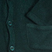 Cardigan tricotat cu glugă, verde Chicco 263688 2
