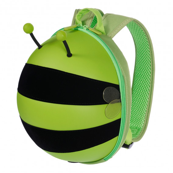 Rucsac pentru copii în formă de albină și culoare verde Supercute 263807 4