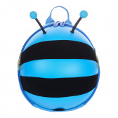 Rucsac mini cu formă de albină și culoare albastră cu centura de siguranță Supercute 263812 