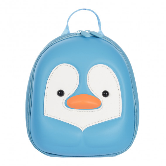 Rucsac pentru copii, cu un design de pinguin și culoare albastru deschis Supercute 263824 
