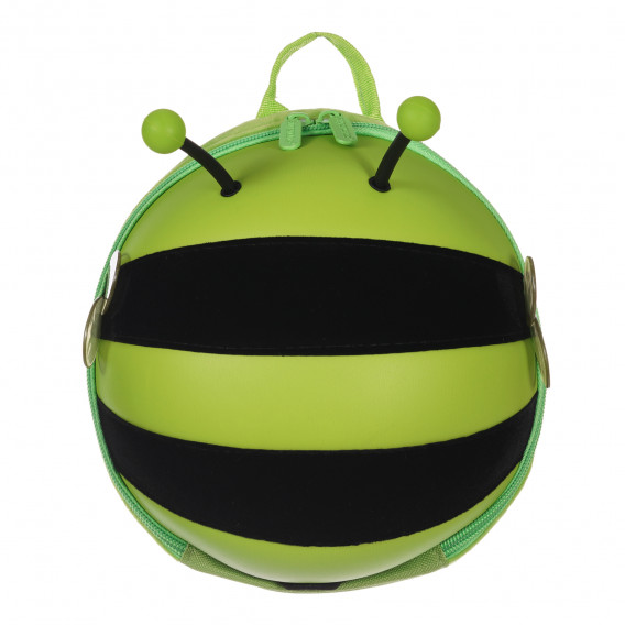 Rucsac mini cu formă de albină și centură de siguranță, verde Supercute 263852 