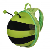 Rucsac mini cu formă de albină și centură de siguranță, verde Supercute 263855 2