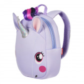 Rucsac pentru copii cu unicorn de culoare violet Supercute 263915 3