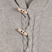 Cardigan cu tricotaj figural, gri Chicco 264126 2