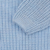 Pulover tricotat cu aplicație florală, albastru Chicco 264209 3