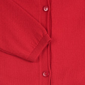 Pulover din bumbac cu imprimeu floral, roșu Chicco 264217 3