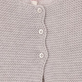 Vestă pentru bebeluși, tricotată din bumbac, gri Chicco 264357 2