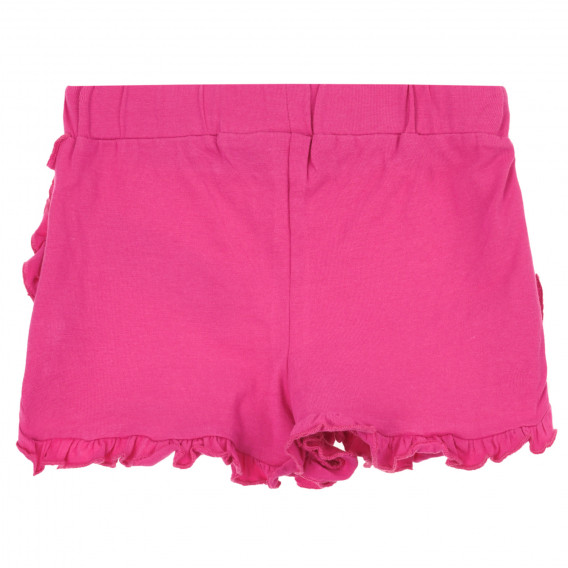 Set de tricou din bumbac și pantaloni scurți pentru bebeluși, în alb și roz Chicco 264429 7