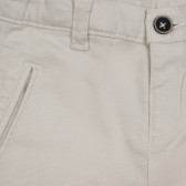 Pantaloni pentru bebeluși, albi cu inscripție Chicco 264556 2