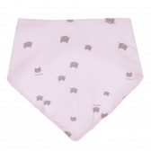 Bavețică cu pisoi pentru bebeluși, roz Chicco 264806 