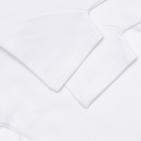 Set de bumbac din două tricouri pentru bebeluși, alb Chicco 264917 5