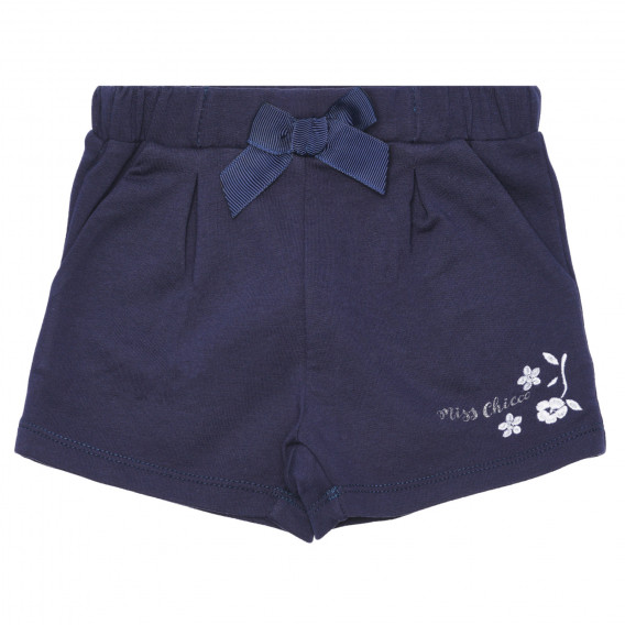 Pantaloni scurți cu imprimeu floral pentru bebeluși, albastru Chicco 264924 