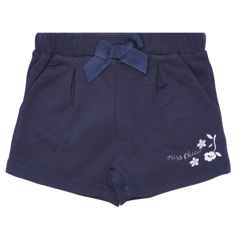 Pantaloni scurți cu imprimeu floral pentru bebeluși, albastru  264924