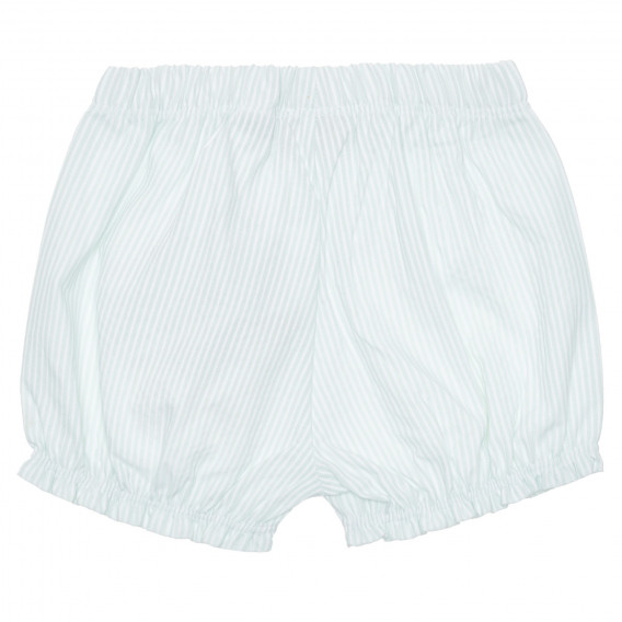 Pantaloni scurți cu dungi, alb și verde Chicco 264942 4