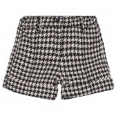 Pantaloni scurți cu imprimeu alb-negru, pentru fete Chicco 265005 