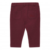 Pantaloni din bumbac cu decor pentru bebeluși, roșu Chicco 265126 4