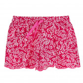 Pantaloni scurți cu imprimeu floral, roz Benetton 265288 