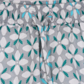 Pantaloni scurți cu imprimeu figural pentru fete, albaștri Benetton 265304 2