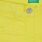 Pantaloni de culoare verde deschis Benetton 265539 2