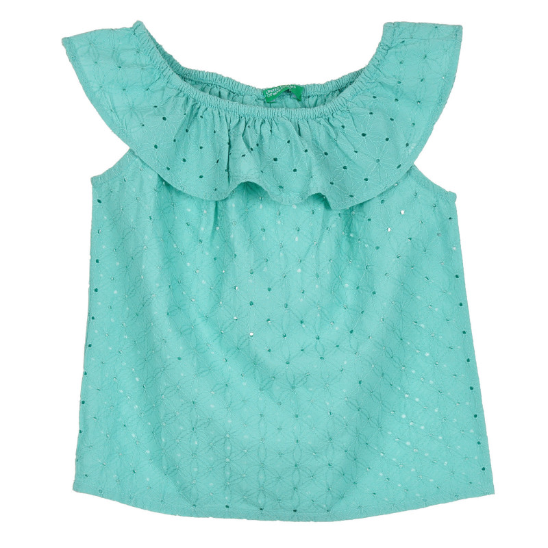 Bluză pentru bebeluși din bumbac, verde  265542