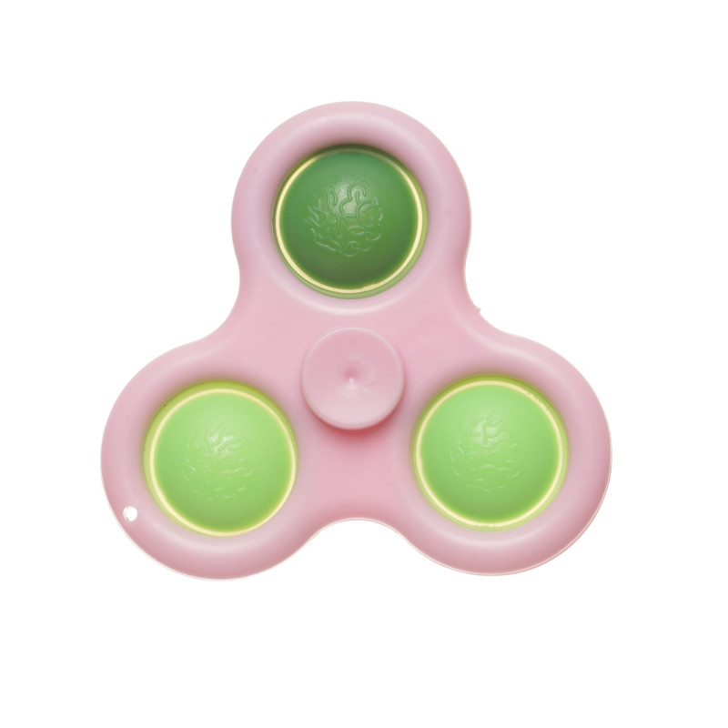 Jucărie anti-stres Pop It, spinner, roz  265645