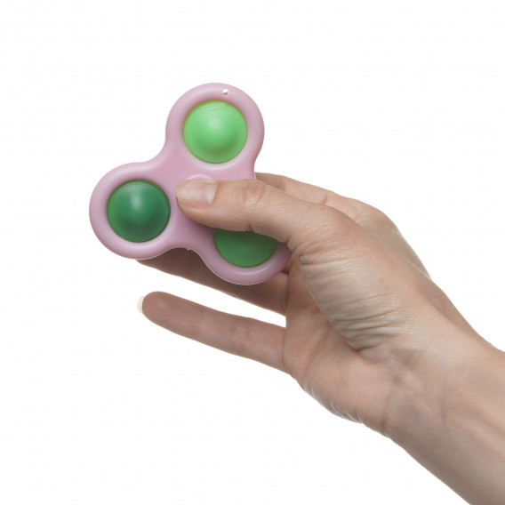 Jucărie anti-stres Pop It, spinner, roz Zi 265646 2