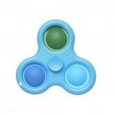 Jucărie anti-stres Pop It, spinner, albastru Zi 265651 