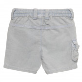 Pantaloni scurți din bumbac pentru băieți, albastru Chicco 265726 4