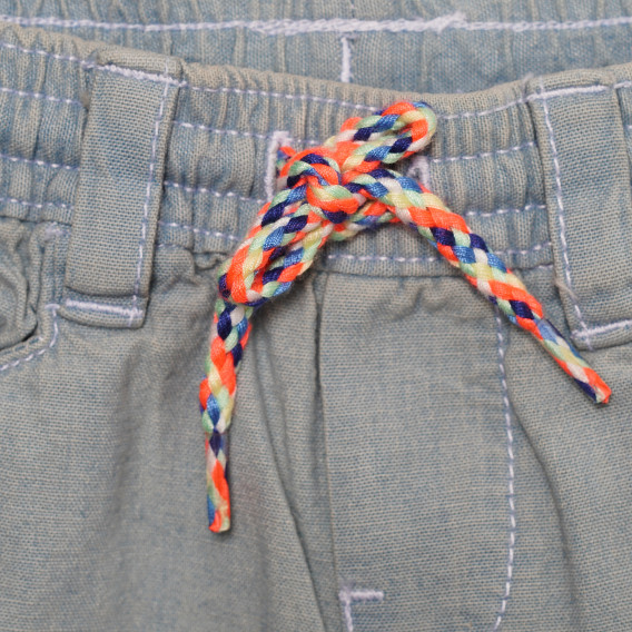 Pantaloni scurți din bumbac pentru băieți, albastru Chicco 265728 3