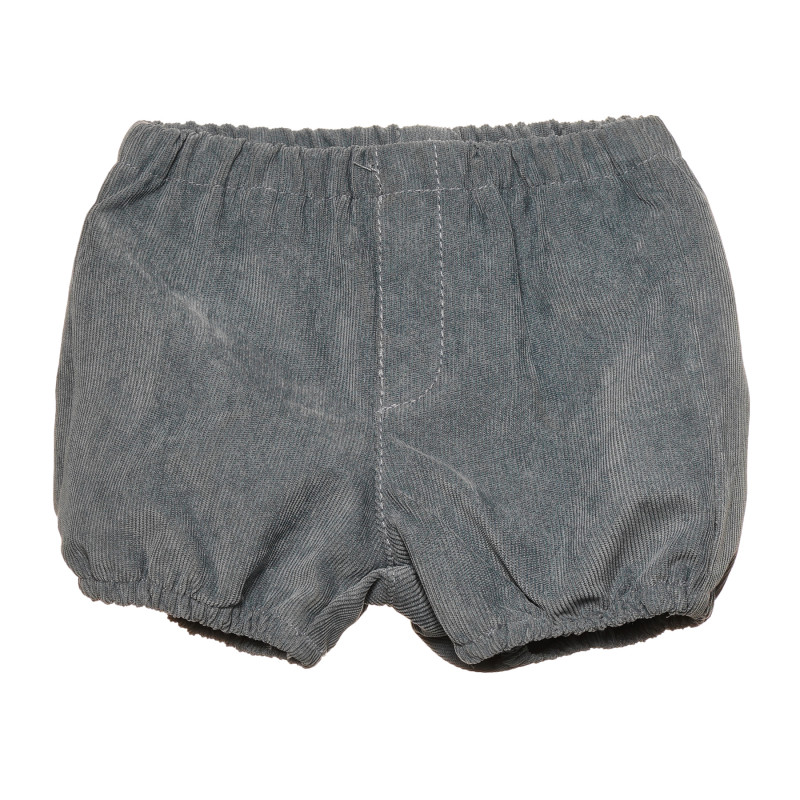 Pantaloni scurți pentru bebeluși din material reiat, albastru  265753
