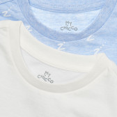Set - două tricouri de bumbac pentru bebeluși, multicolor Chicco 265765 3