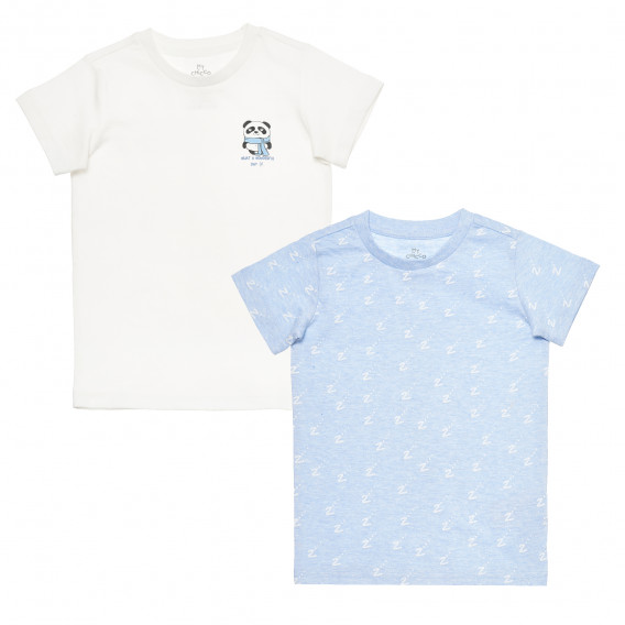 Set - două tricouri de bumbac pentru bebeluși, multicolor Chicco 265767 