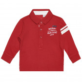 Bluză din bumbac cu guler pentru bebeluși, roșie Chicco 266418 
