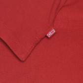 Bluză din bumbac cu guler pentru bebeluși, roșie Chicco 266420 3