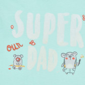 Tricou din bumbac SUPER DAD pentru bebeluș, verde Chicco 266433 3