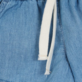 Pantaloni scurți din denim pentru bebeluși, albastru deschis Benetton 266615 2