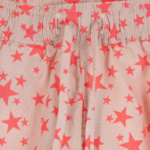 Pantaloni scurți cu imprimeu figural, roz Benetton 266623 2