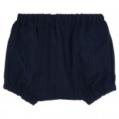 Pantaloni scurți din bumbac pentru băieți, de culoare albastră Benetton 266633 4