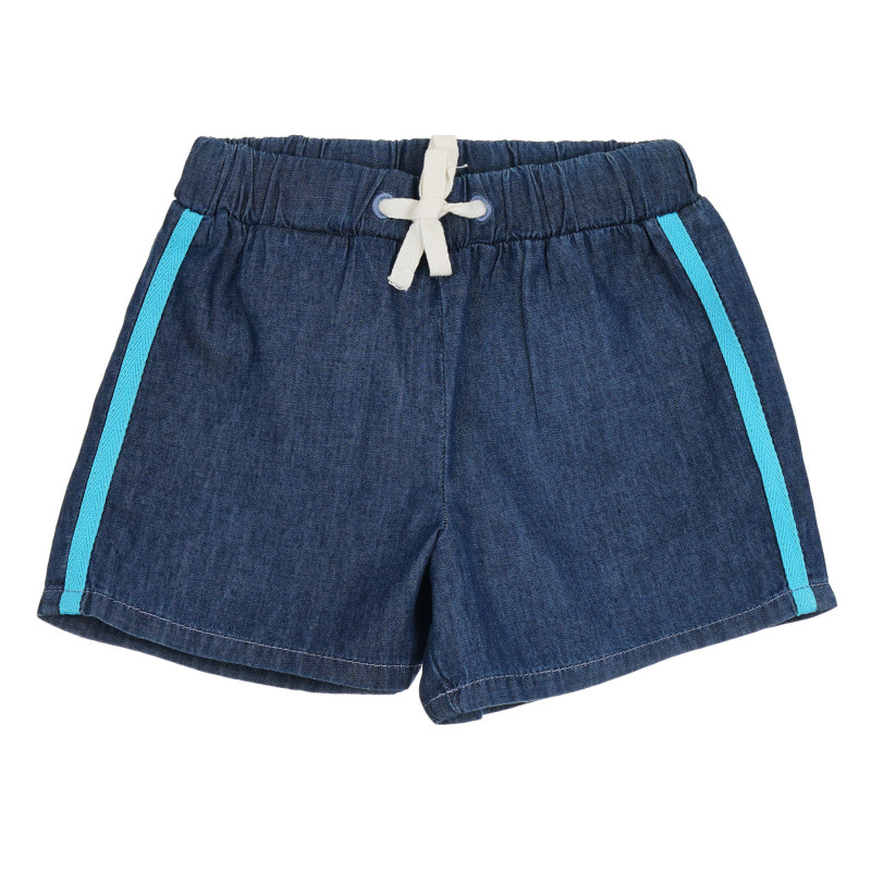 Pantaloni scurți de blugi cu margini albastre  266757