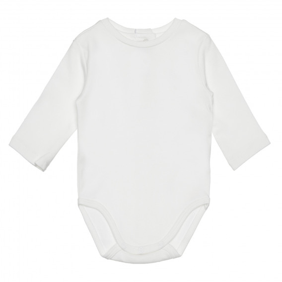 Body pentru bebeluși din bumbac, alb Chicco 266861 