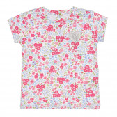 Tricou din bumbac cu motive florale pentru bebeluși Chicco 267134 
